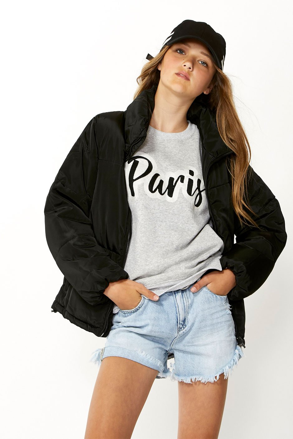 [TEST] Kids Paris Stepped Hem Sweat