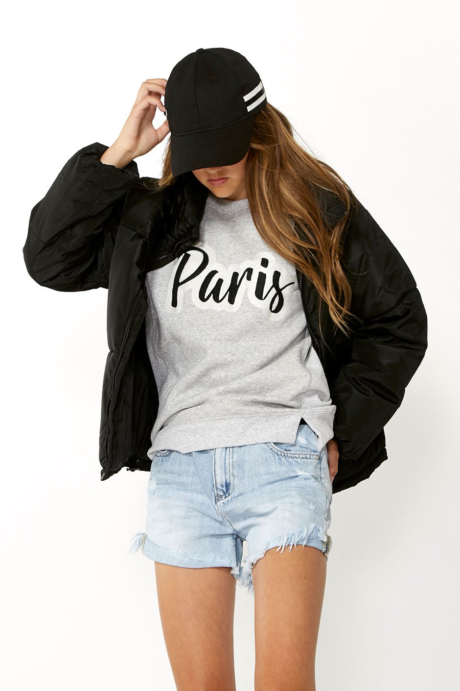 [TEST] Kids Paris Stepped Hem Sweat