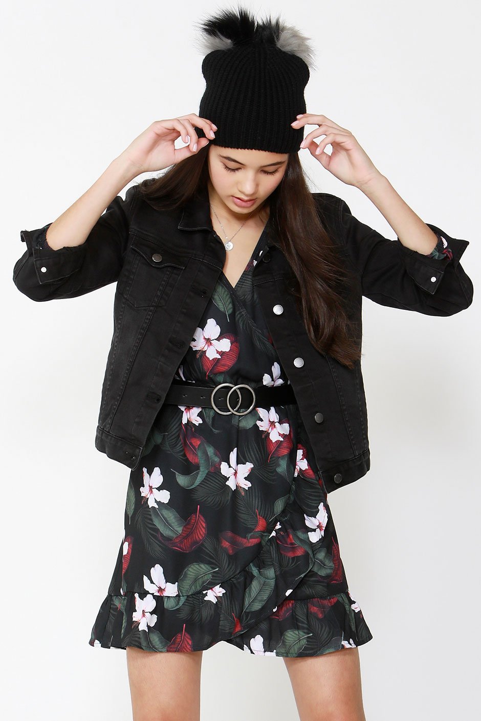 [TEST] Kids Tropical Wrap Dress
