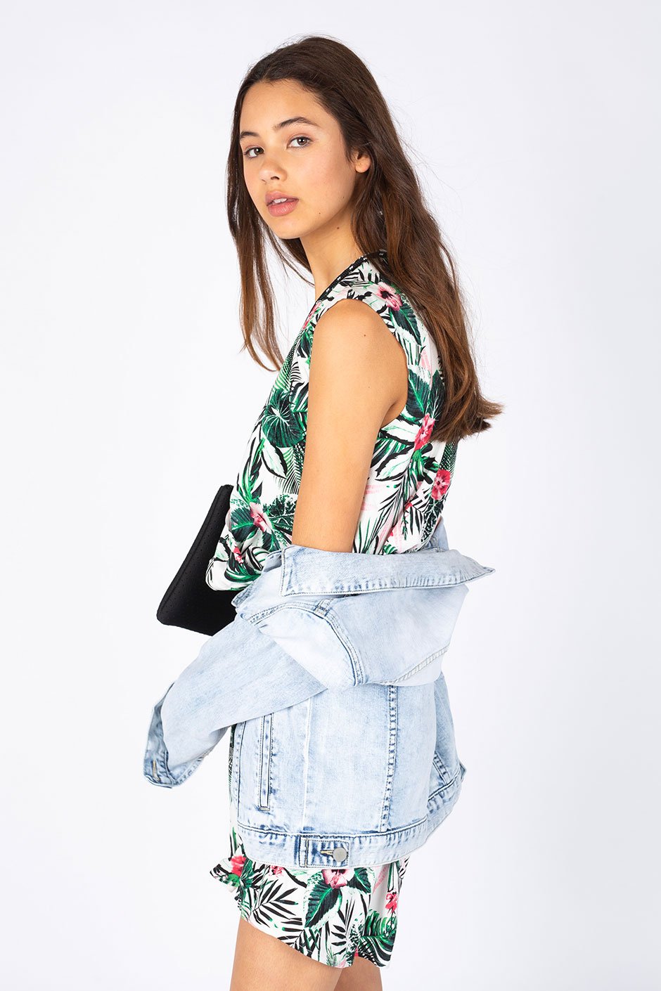 [TEST] Kids Elastic Waist Print Skirt