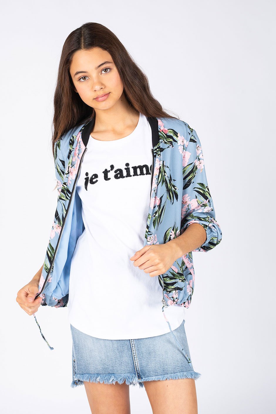 [TEST] Kids Print Bomber Jacket