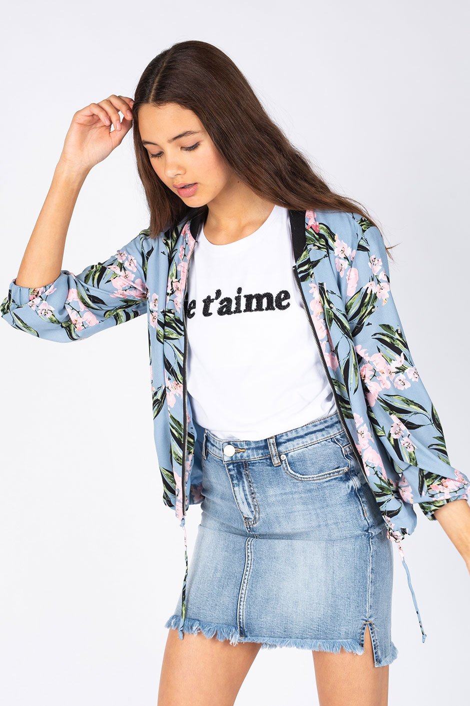 [TEST] Kids Print Bomber Jacket