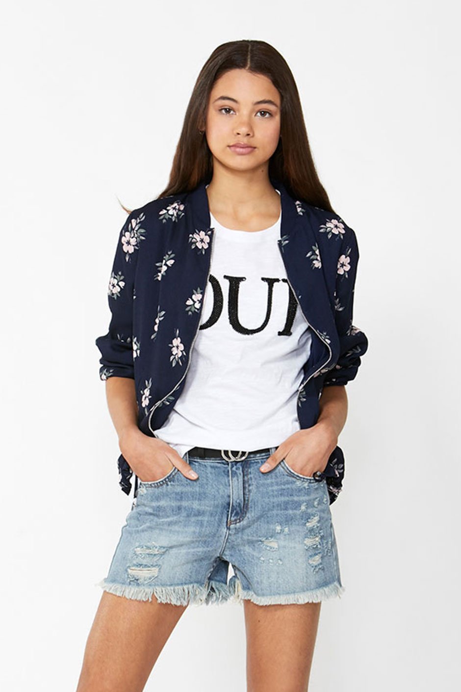 [TEST] Kids Print Bomber Jacket
