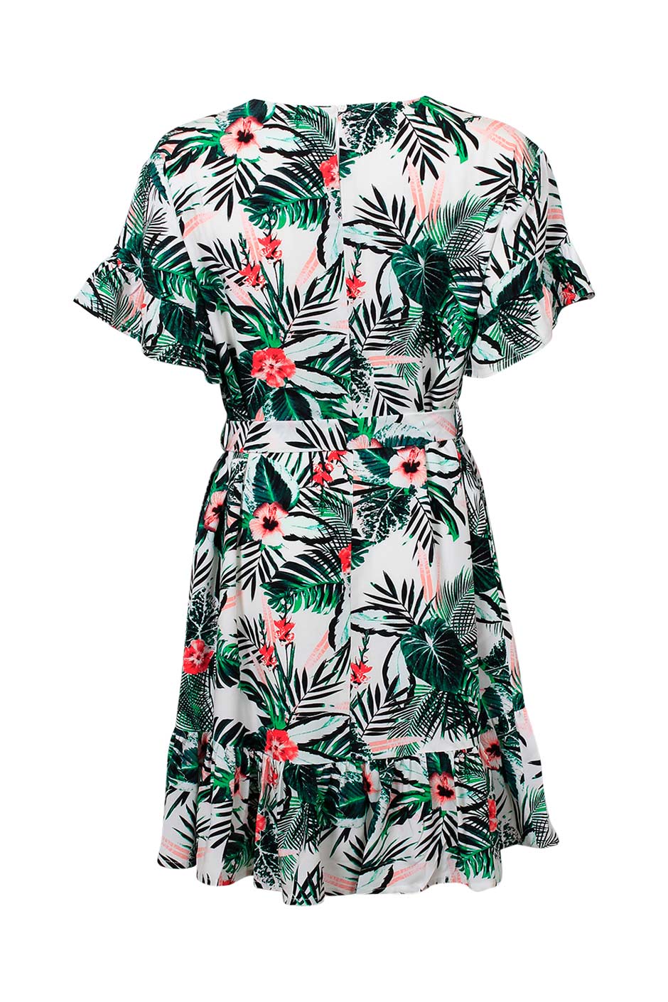 [TEST] Kids Tie Detail Ruffle Dress