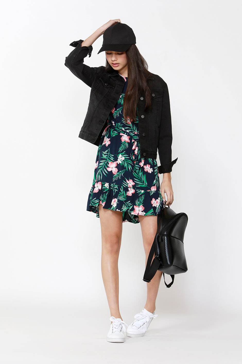 [TEST] Kids Tie Detail Ruffle Dress