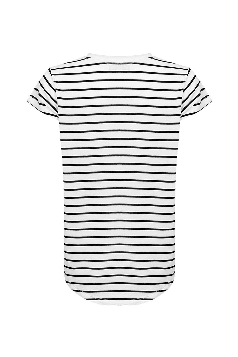[TEST] Kids Curved Hem Stripe Tee