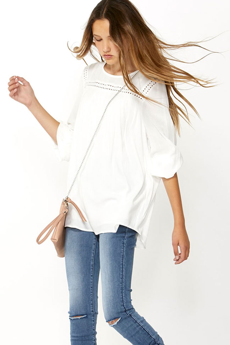 [TEST] Kids Lace Insert Top