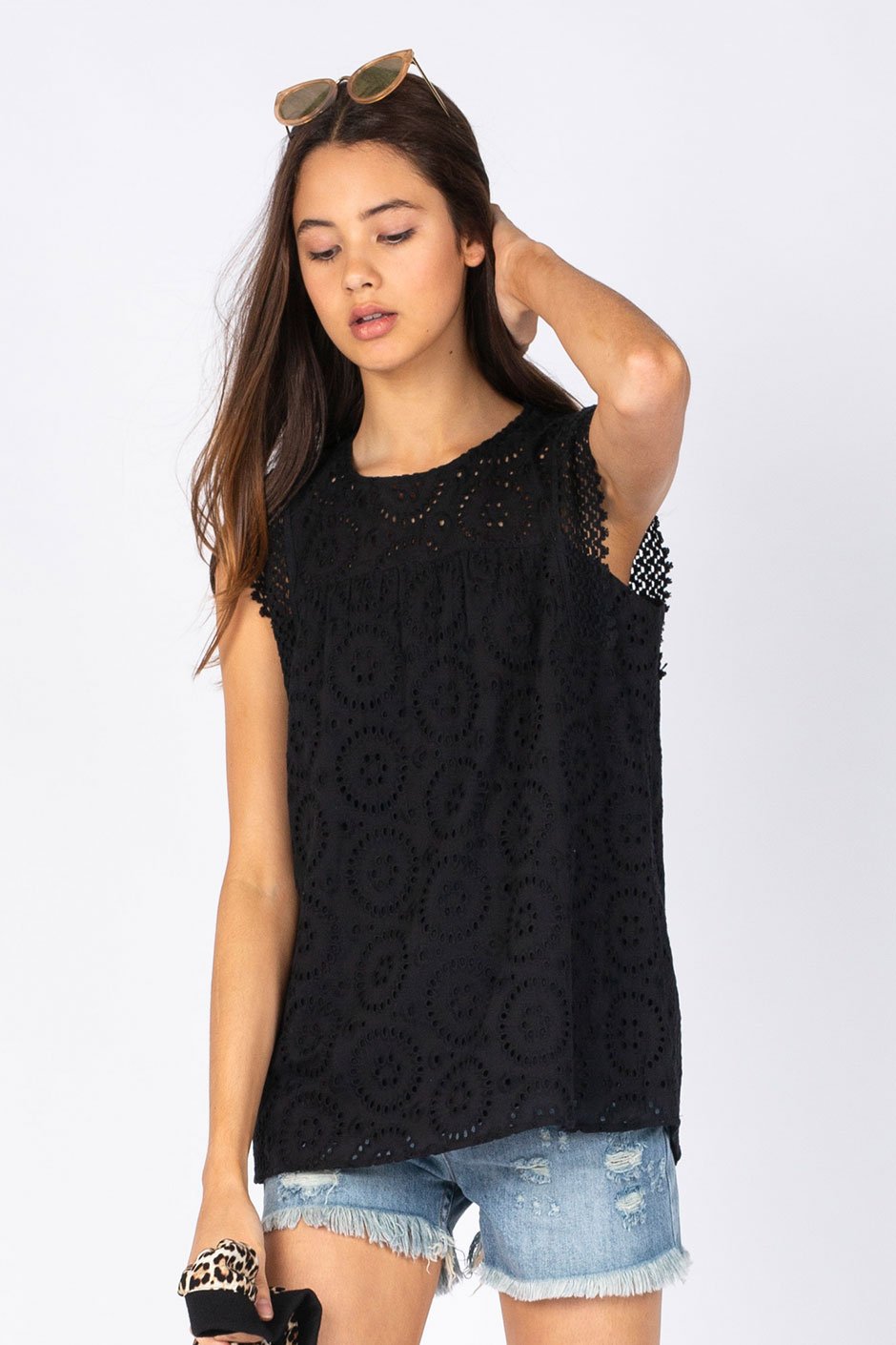 [TEST] Kids Bella Broderie Top
