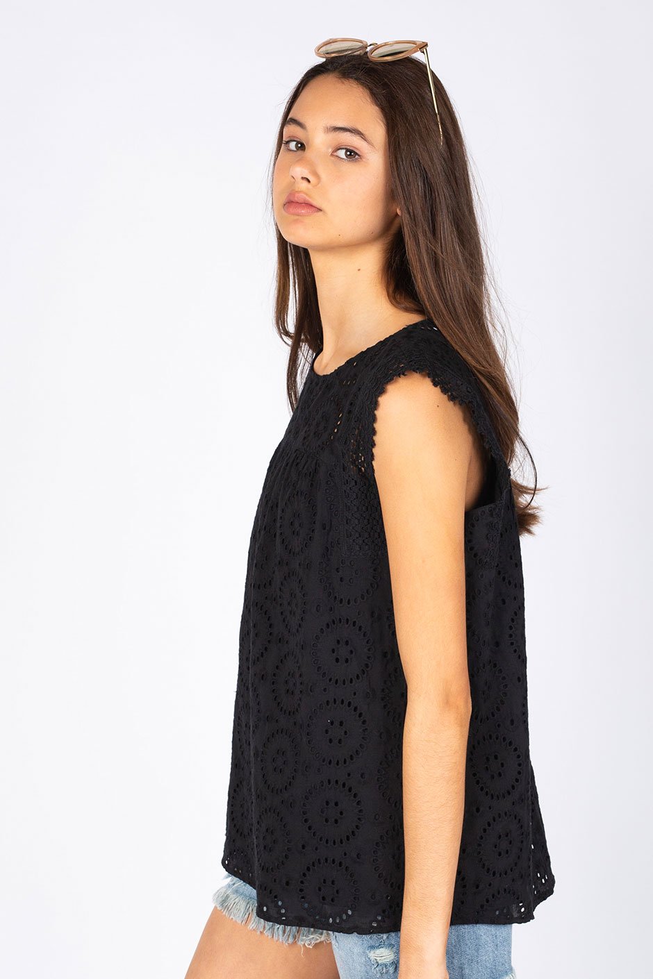 [TEST] Kids Bella Broderie Top