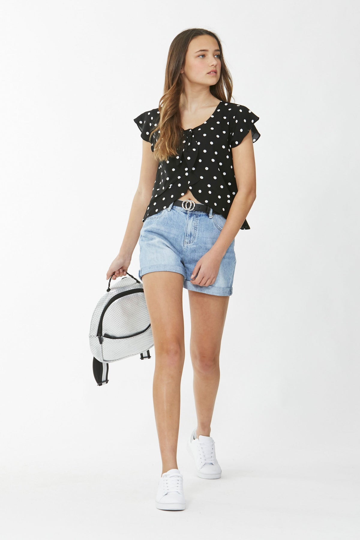 [TEST] Kids Lucy Tie Front Top