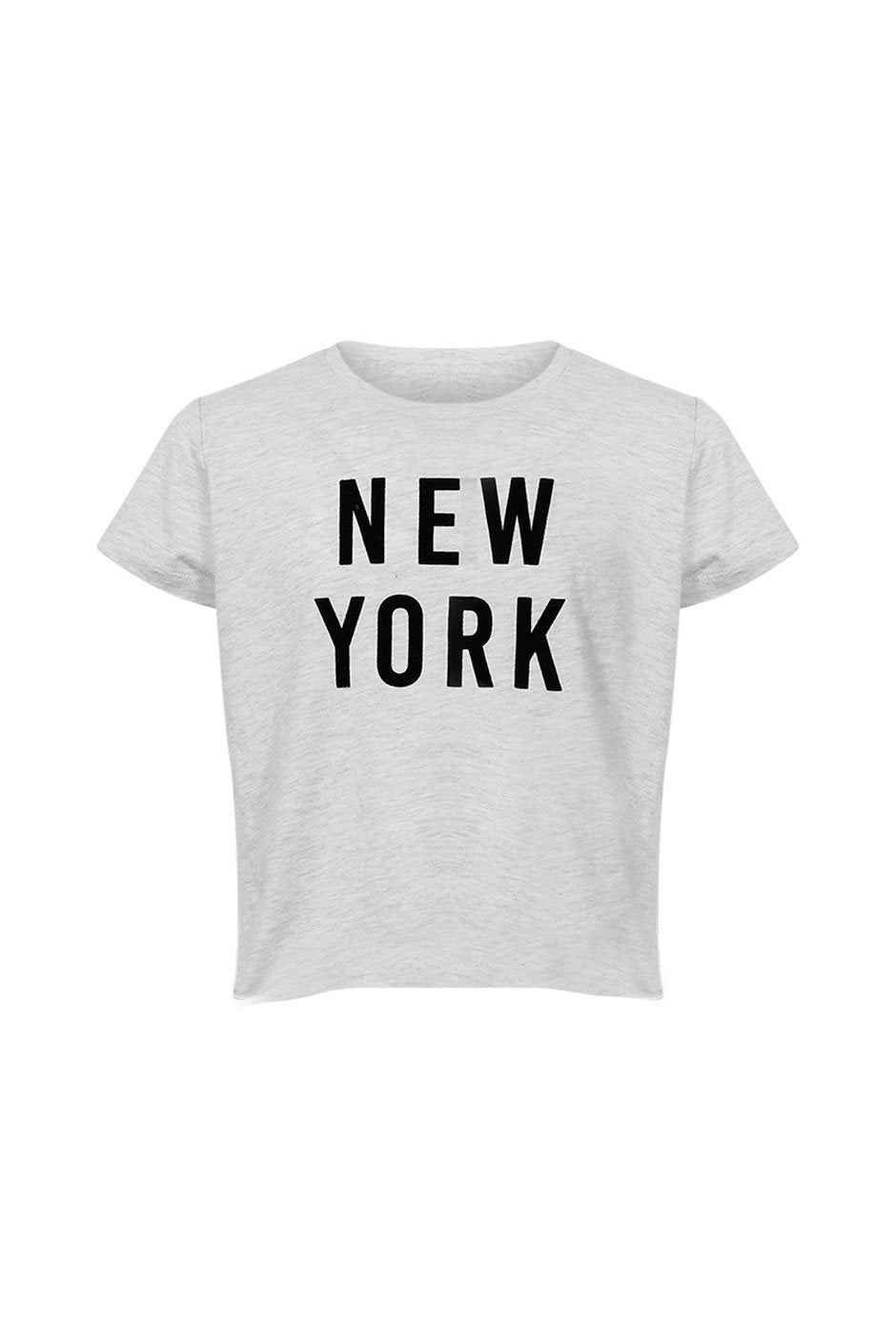 [TEST] Kids Flocked Cropped Tee