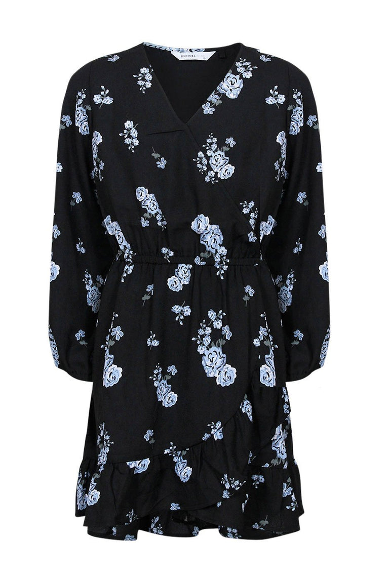 [TEST] Kids Long Sleeve Wrap Dress