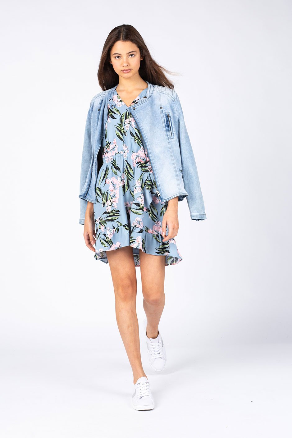 [TEST] Kids Printed Wrap Dress