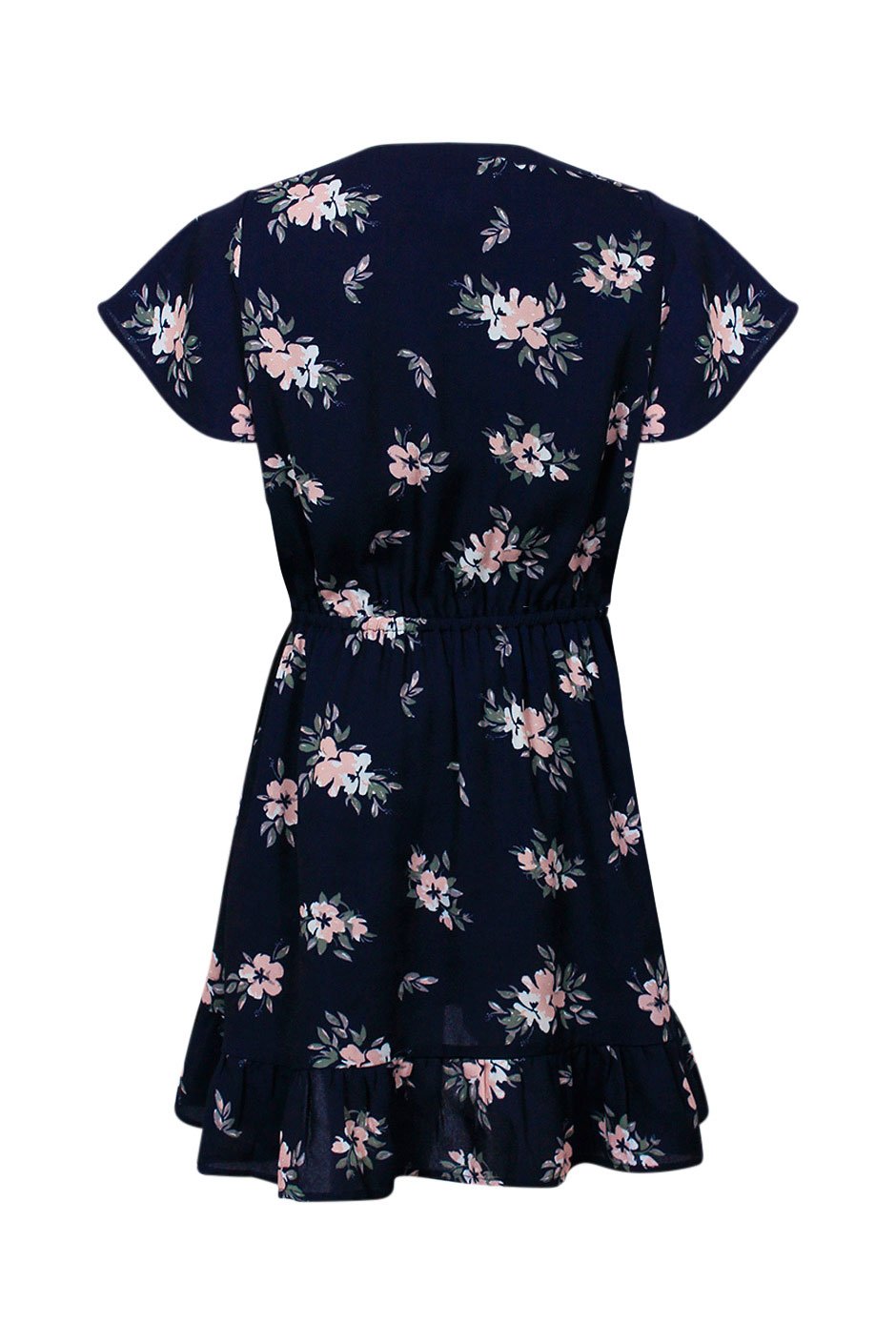 [TEST] Kids Printed Wrap Dress