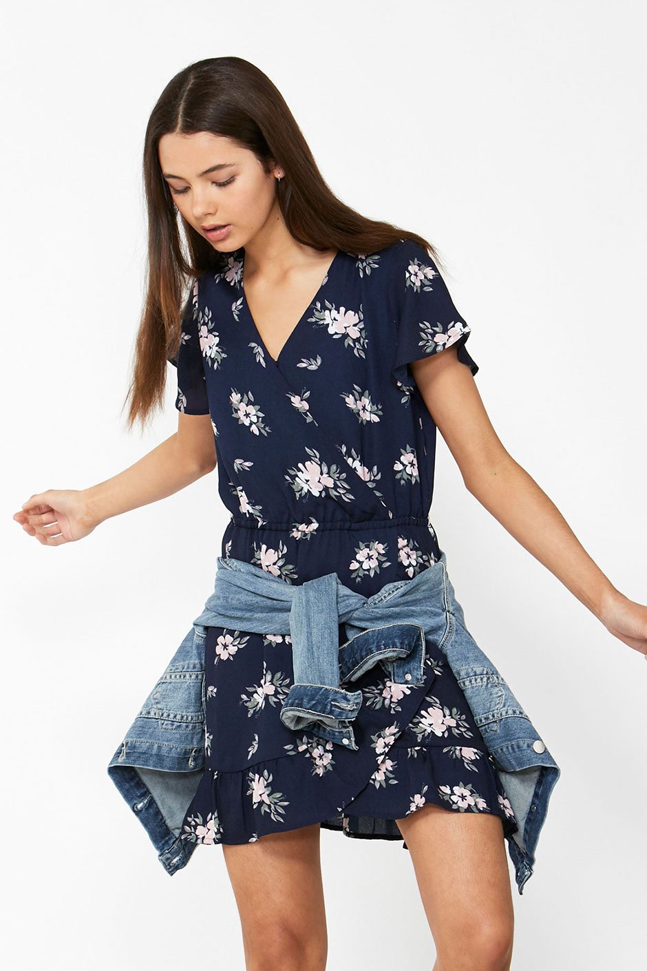 [TEST] Kids Printed Wrap Dress