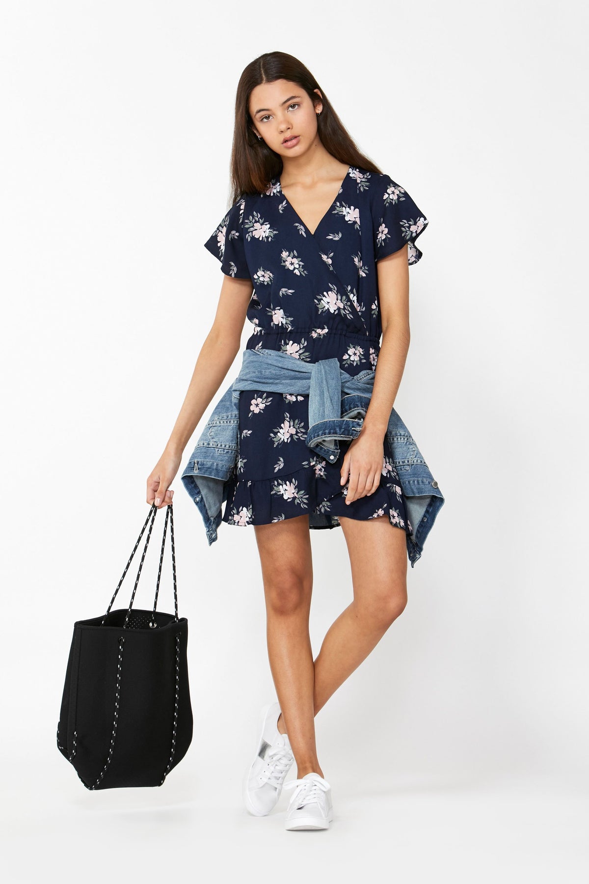[TEST] Kids Printed Wrap Dress