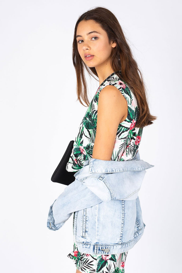[TEST] Kids Cross Front Crop Top