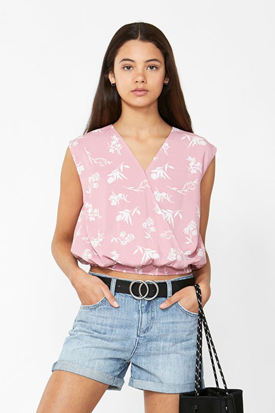 [TEST] Kids Cross Front Crop Top