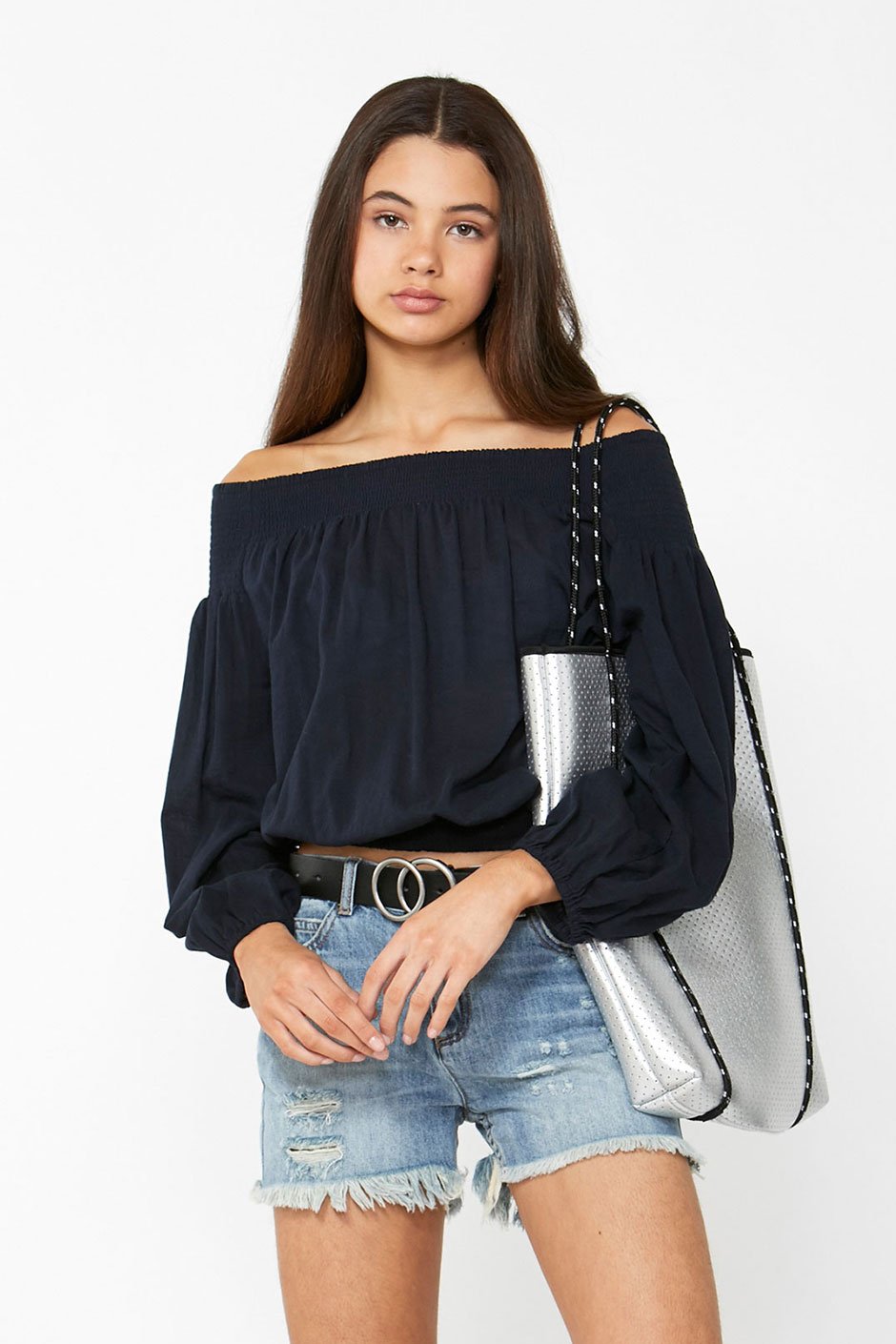 [TEST] Kids Off Shoulder Crop Top