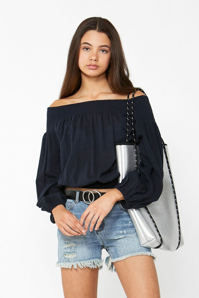 [TEST] Kids Off Shoulder Crop Top