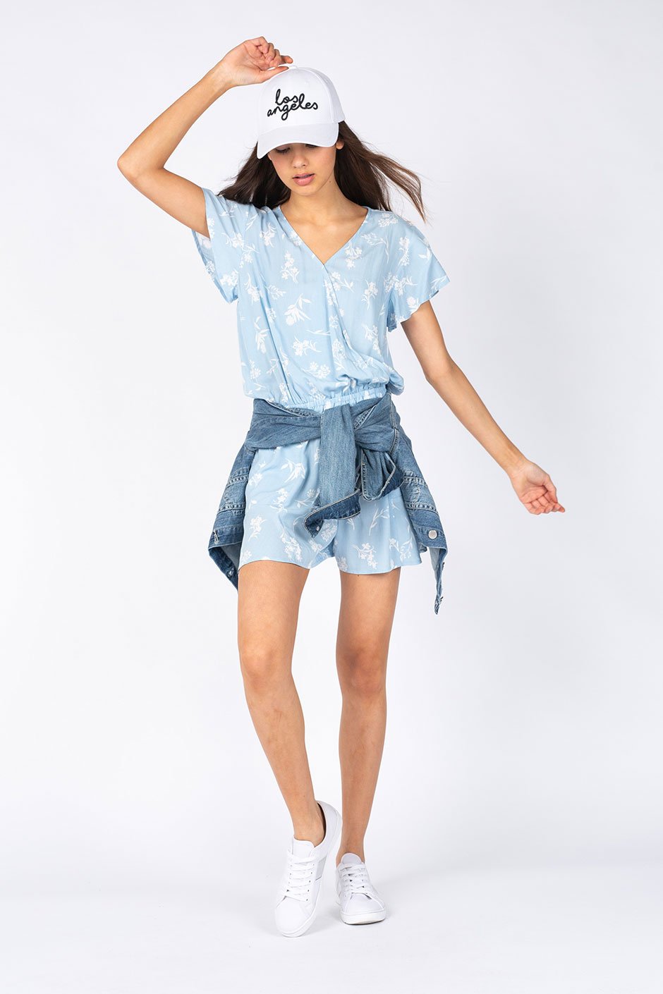 [TEST] Kids Floral Print Playsuit