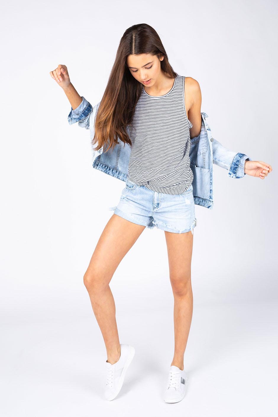 [TEST] Kids Jersey Hanky Hem Tank