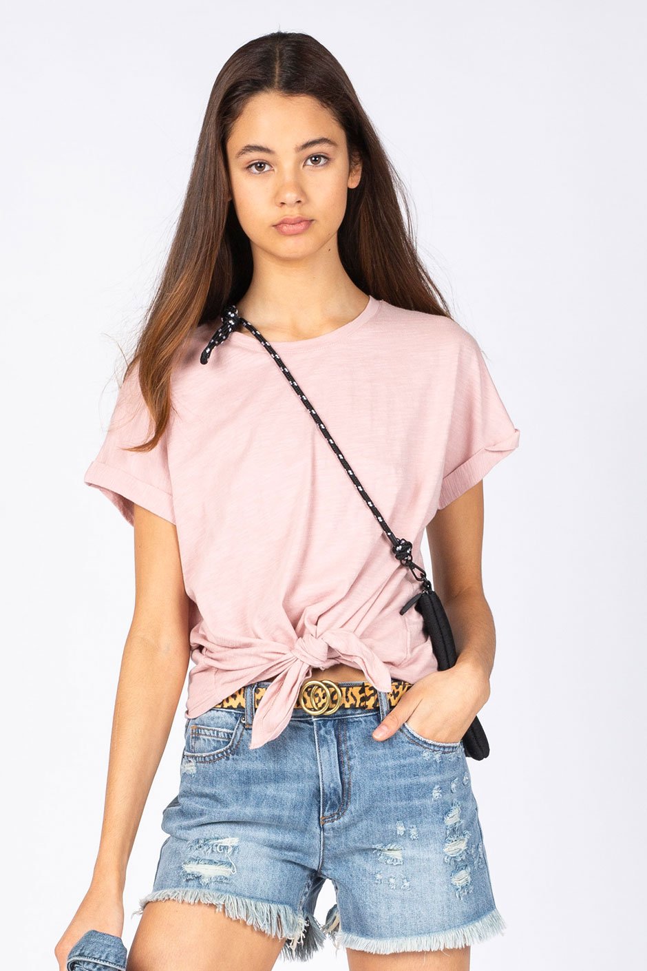 [TEST] Kids Knot Front Crop Tee