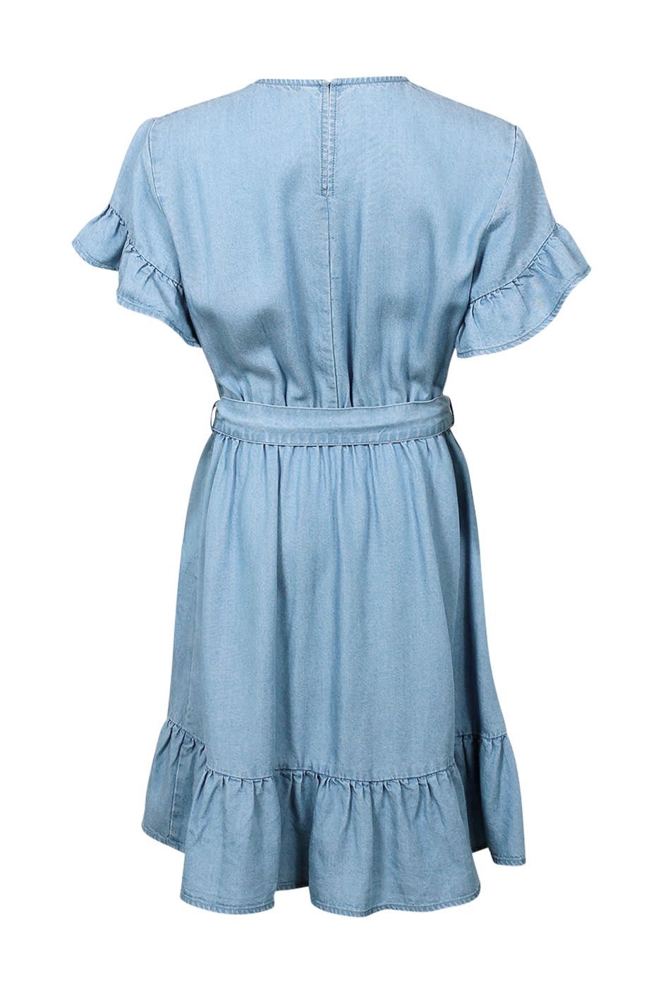 [TEST] Kids Chambray Wrap Tie Dress