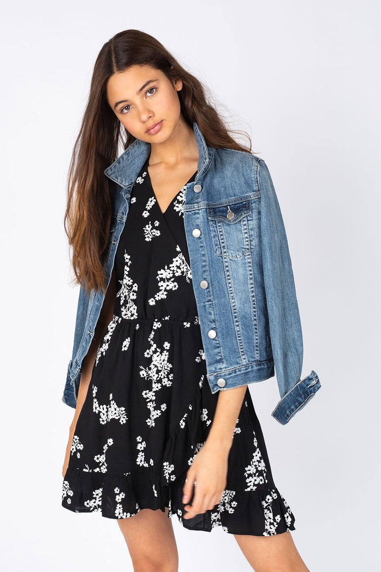 [TEST] Kids Cross Front Wrap Dress