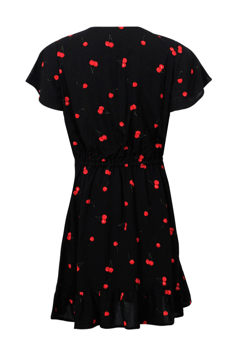 [TEST] Kids Cross Front Wrap Dress