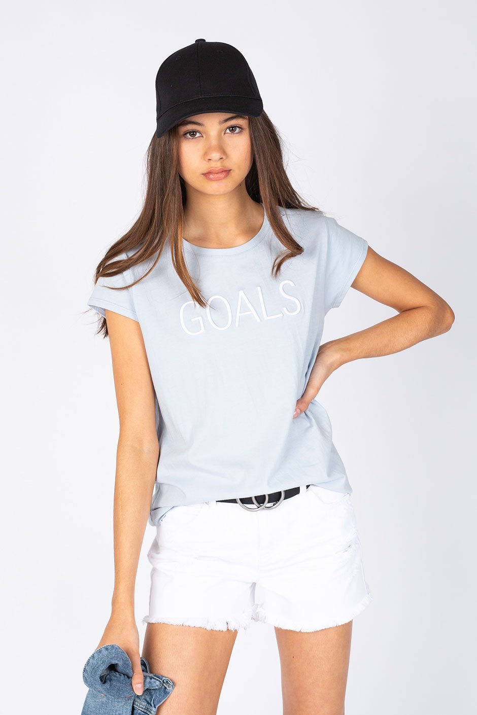 [TEST] Kids Goals Embroidered Tee