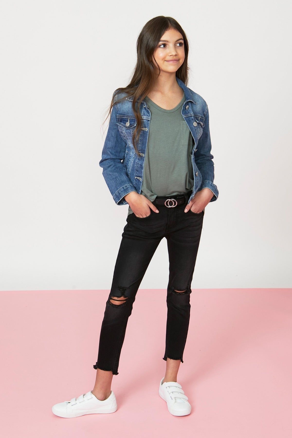 [TEST] Girls Ella Distressed Jean