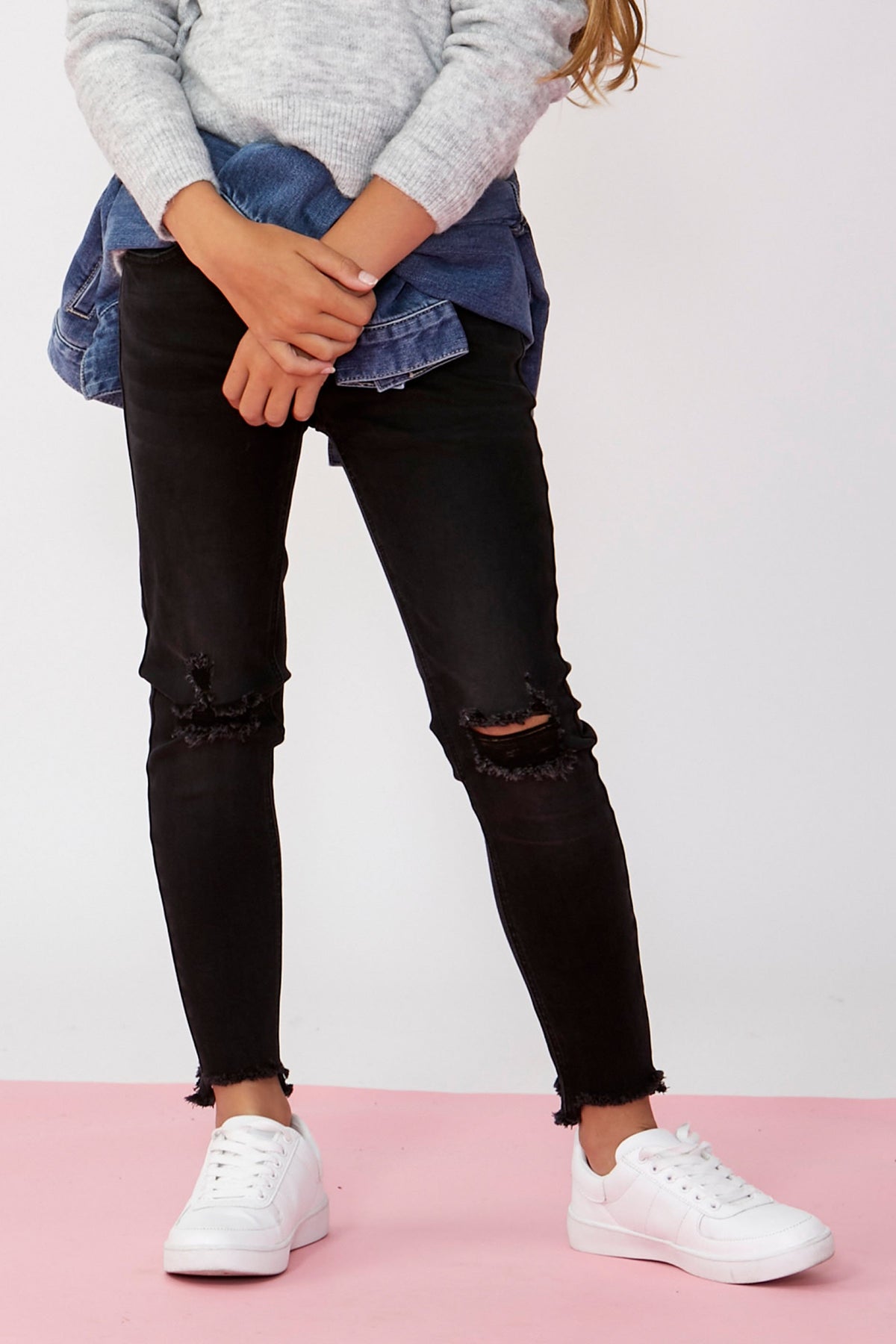 [TEST] Girls Ella Distressed Jean