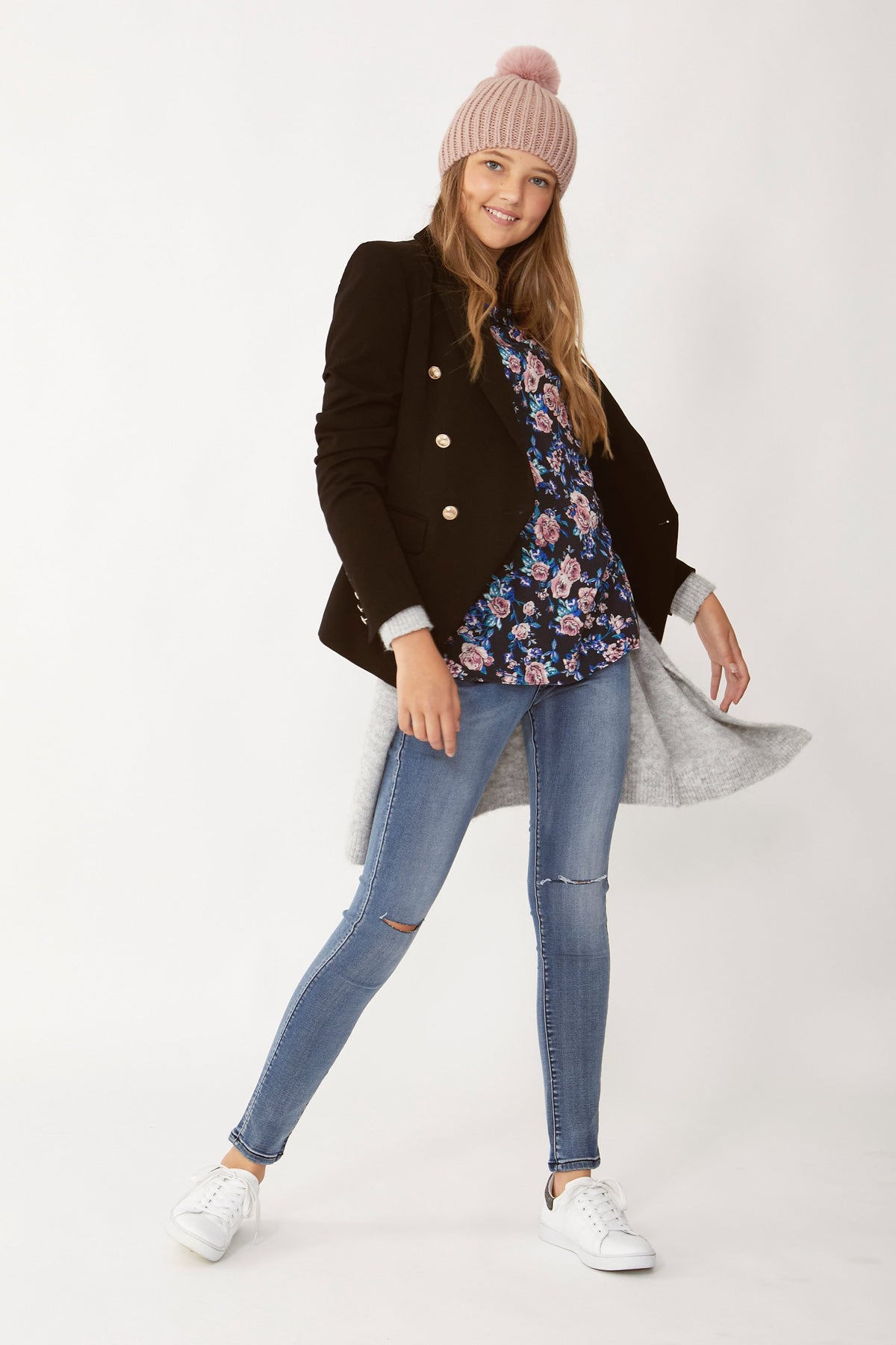 [TEST] Girls Avery Rip Knee Jean