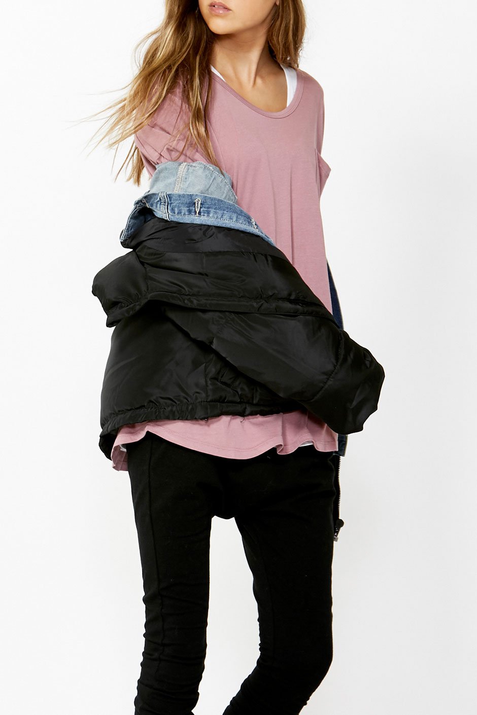 [TEST] Girls Long Sleeve Slouch Tee