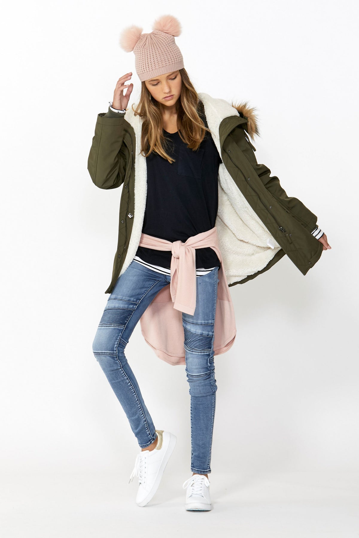 [TEST] Girls Long Sleeve Slouch Tee