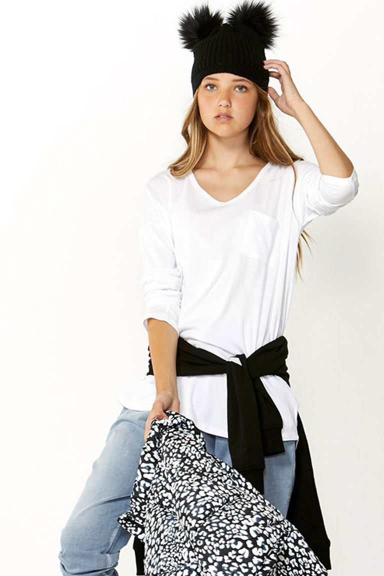 [TEST] Girls Long Sleeve Slouch Tee