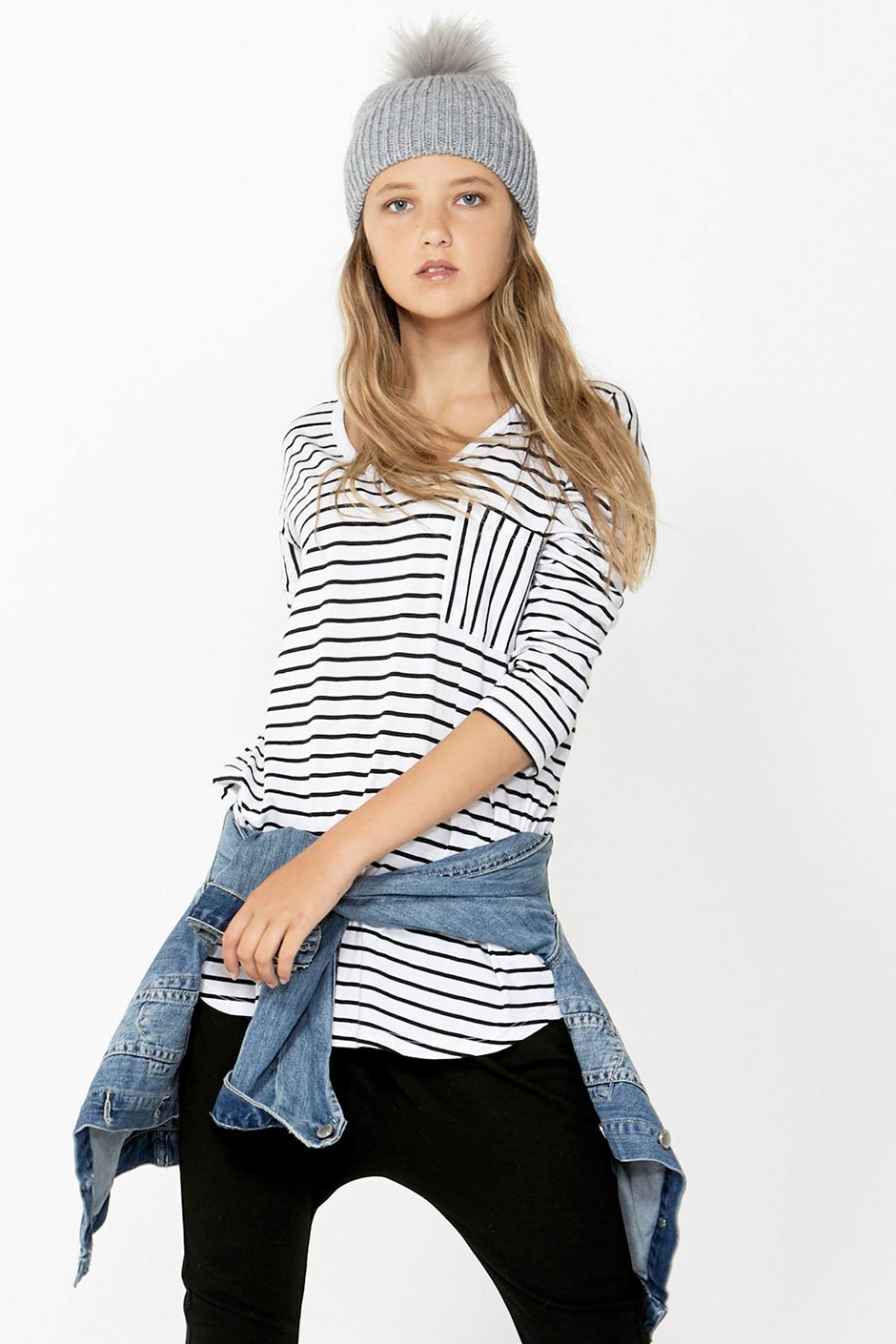 [TEST] Girls Long Sleeve Slouch Tee