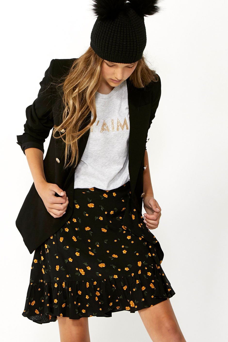 [TEST] Kids Je'Taime Gold Tee