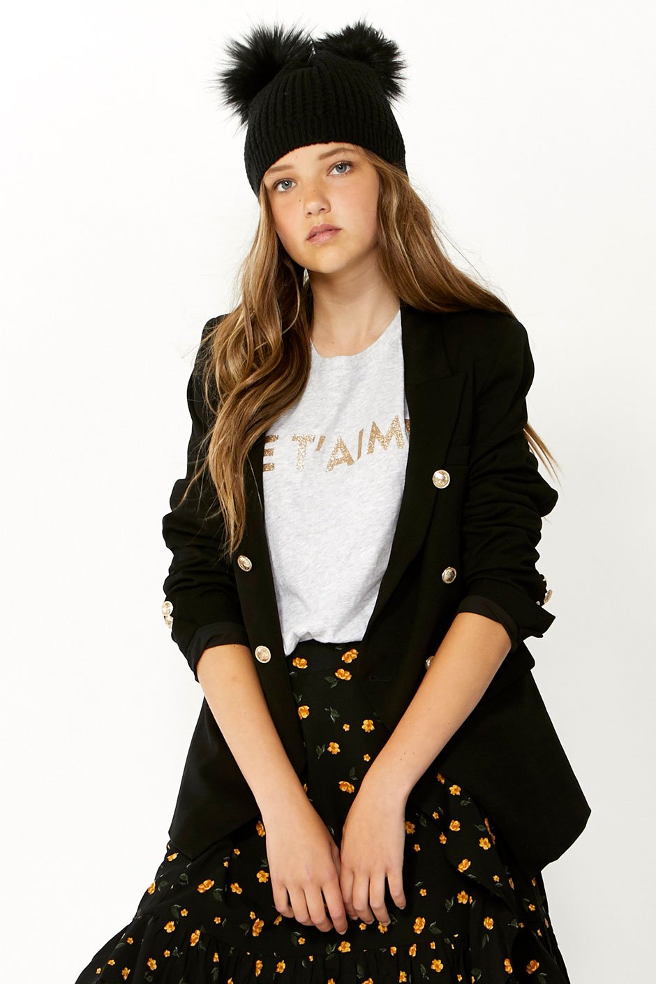 [TEST] Kids Je'Taime Gold Tee