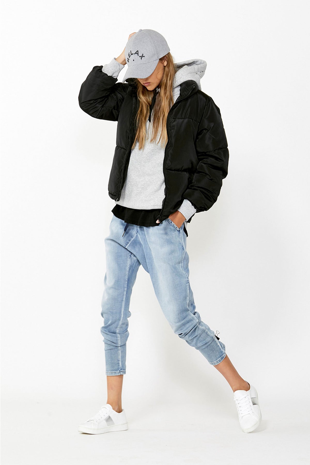 [TEST] Kids Relax Outline Hood Sweat