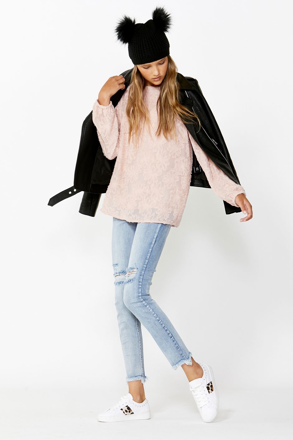 [TEST] Kids Alexa Floral Burnout Top