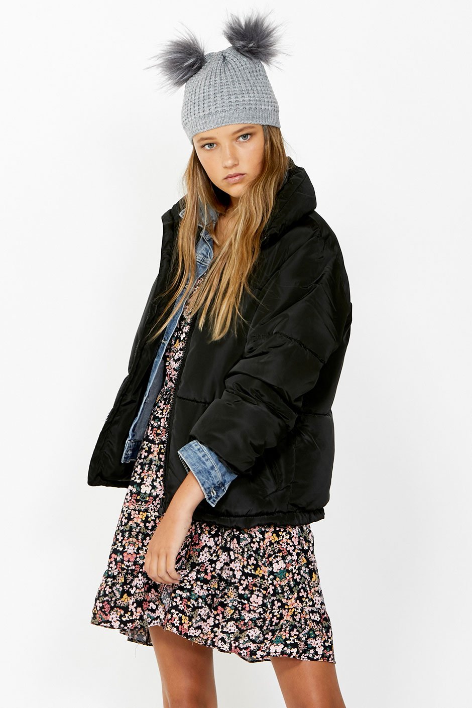 [TEST] Kids Nalah Double Pom Beanie