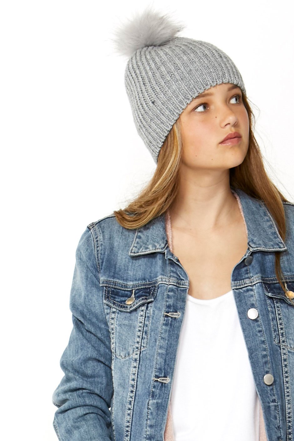 [TEST] Kids Paige Single Pom Beanie