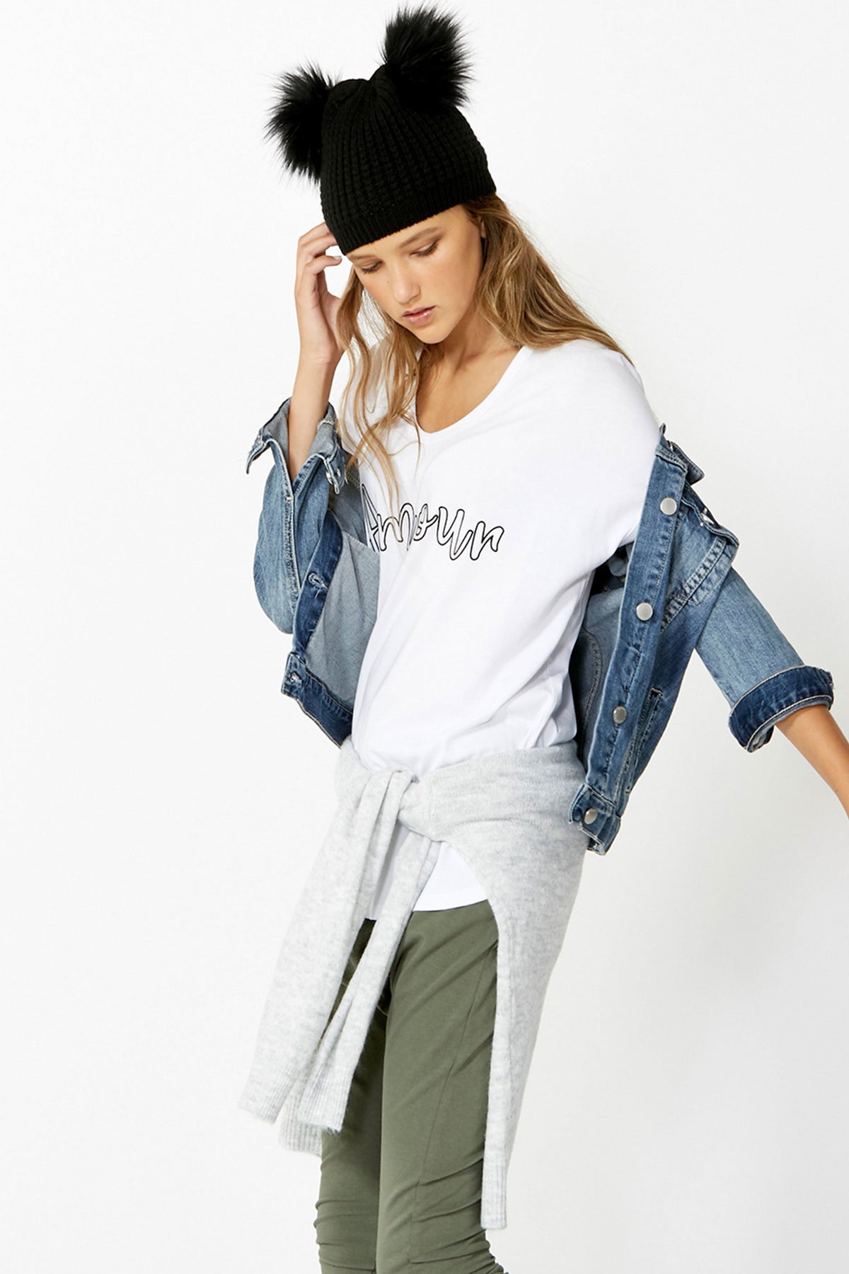 [TEST] Kids Amour Flocked Tee