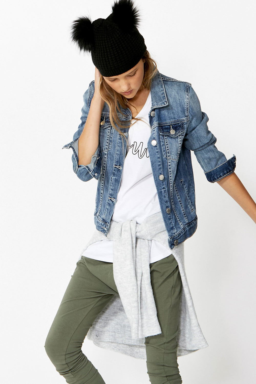 [TEST] Kids Amour Flocked Tee