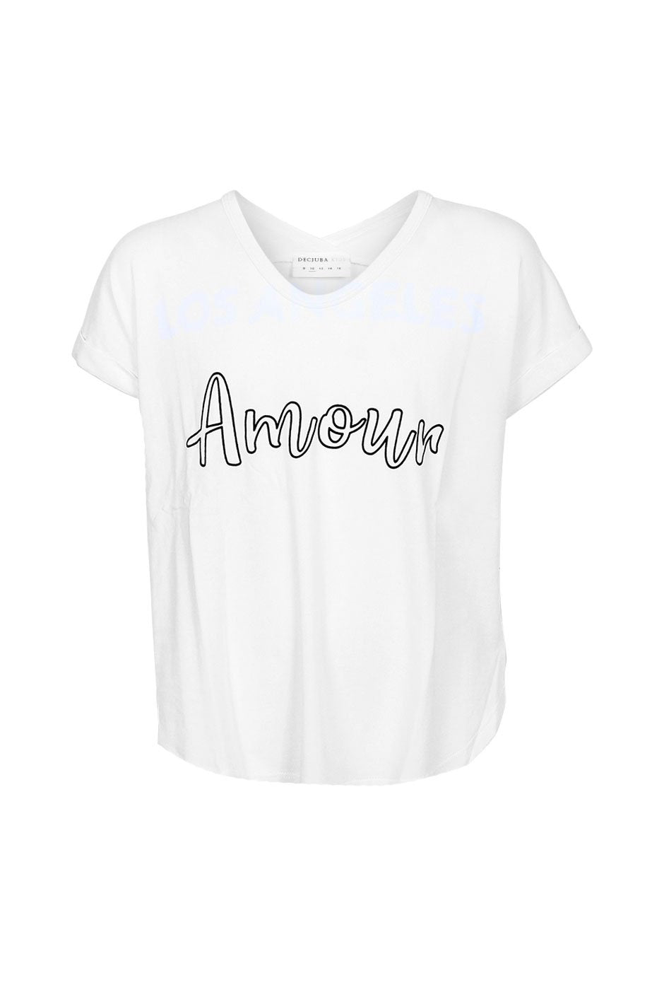[TEST] Kids Amour Flocked Tee