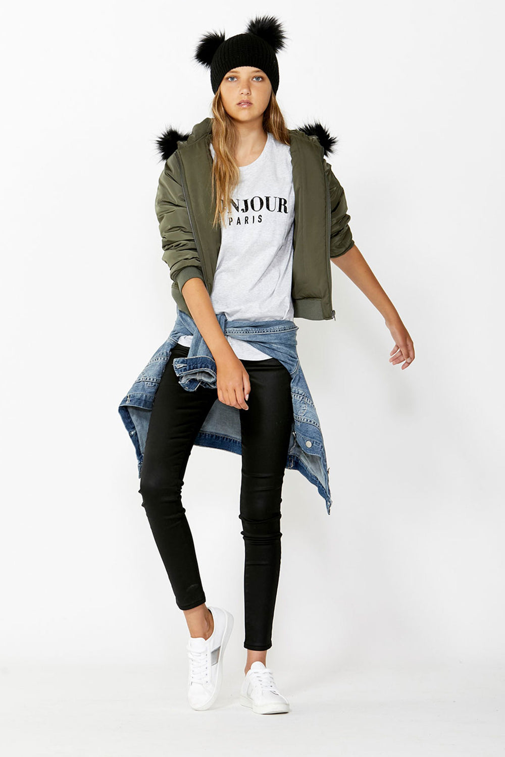 [TEST] Kids Bonjour Sequin Tee