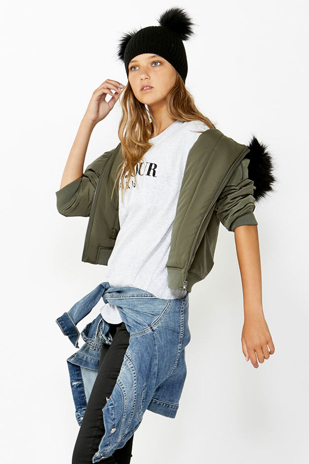 [TEST] Kids Bonjour Sequin Tee