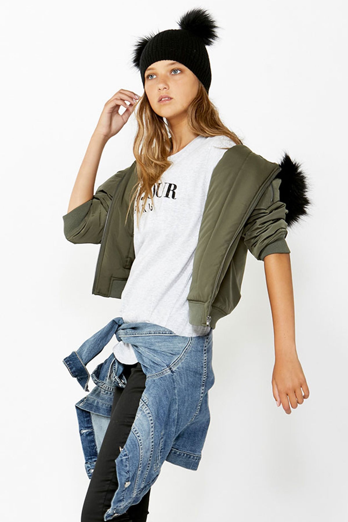 [TEST] Kids Bonjour Sequin Tee